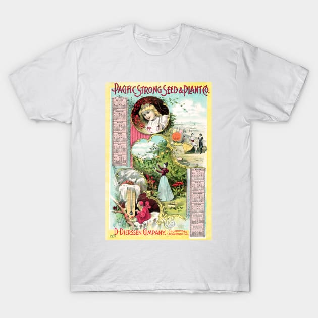 Pacific Strong Seed & Plant Co. 1898 T-Shirt by WAITE-SMITH VINTAGE ART